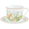 Caneca (370ml) + Prato Happy Easter